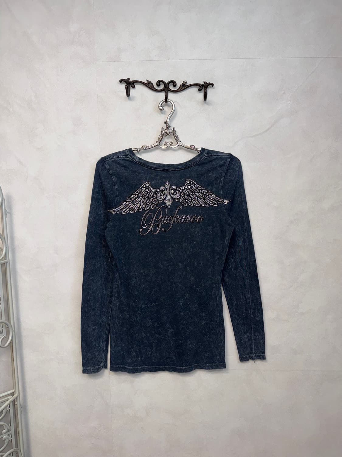 Buckaroo ash navy oriental punk 긴팔티 상품이미지6