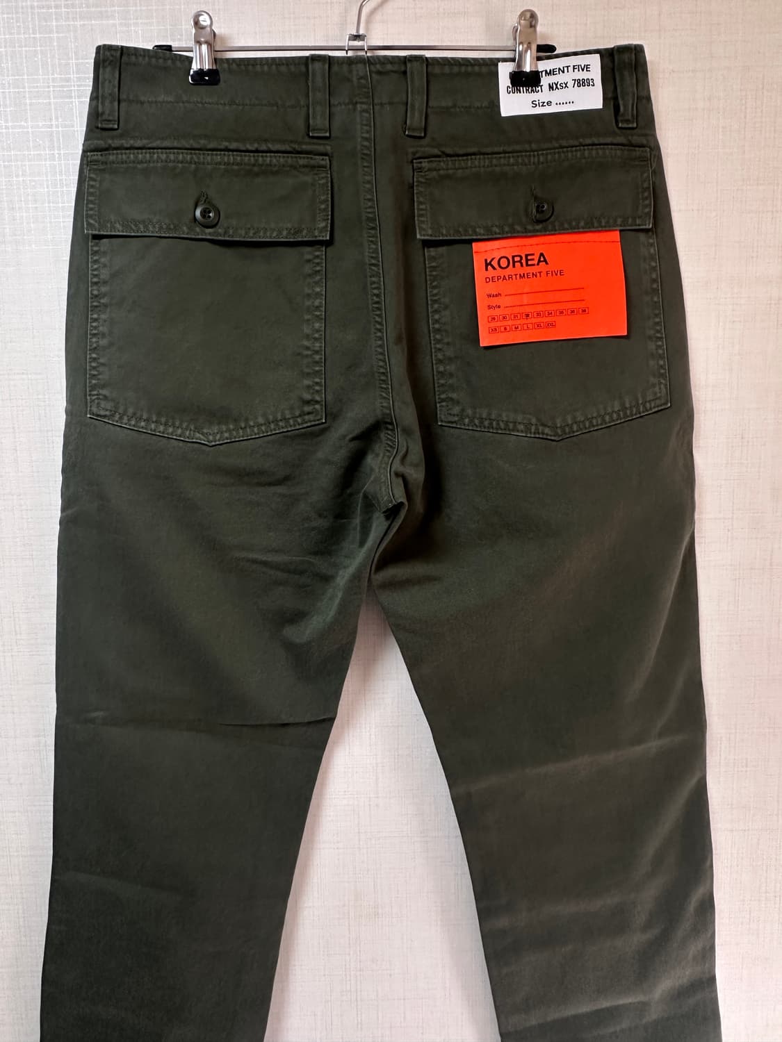 DEPARTMENT 5 / 슬림핏퍼티그팬츠 / 32 / 새상품 상품이미지4