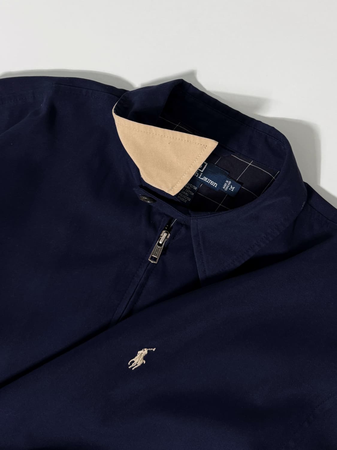 폴로 랄프로렌 오버핏 딥네이비 폴리쉘 바이 스윙 자켓 상품이미지3