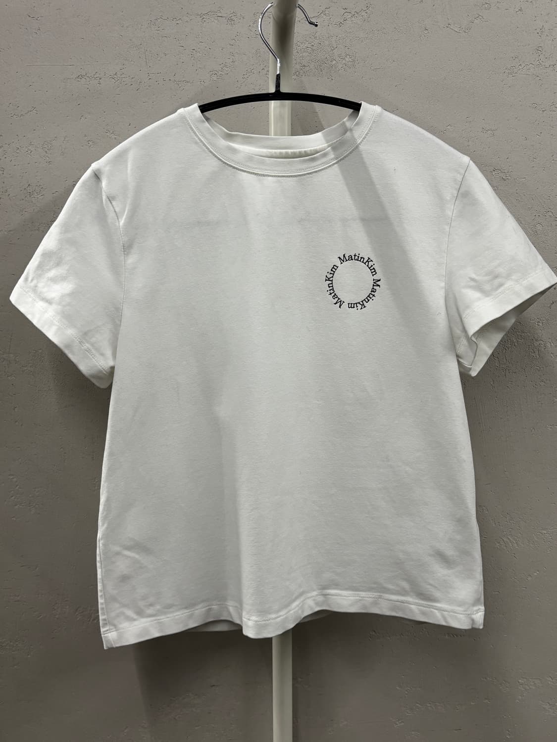 마뗑킴 써클 로고 반팔 티셔츠 M 상품이미지9