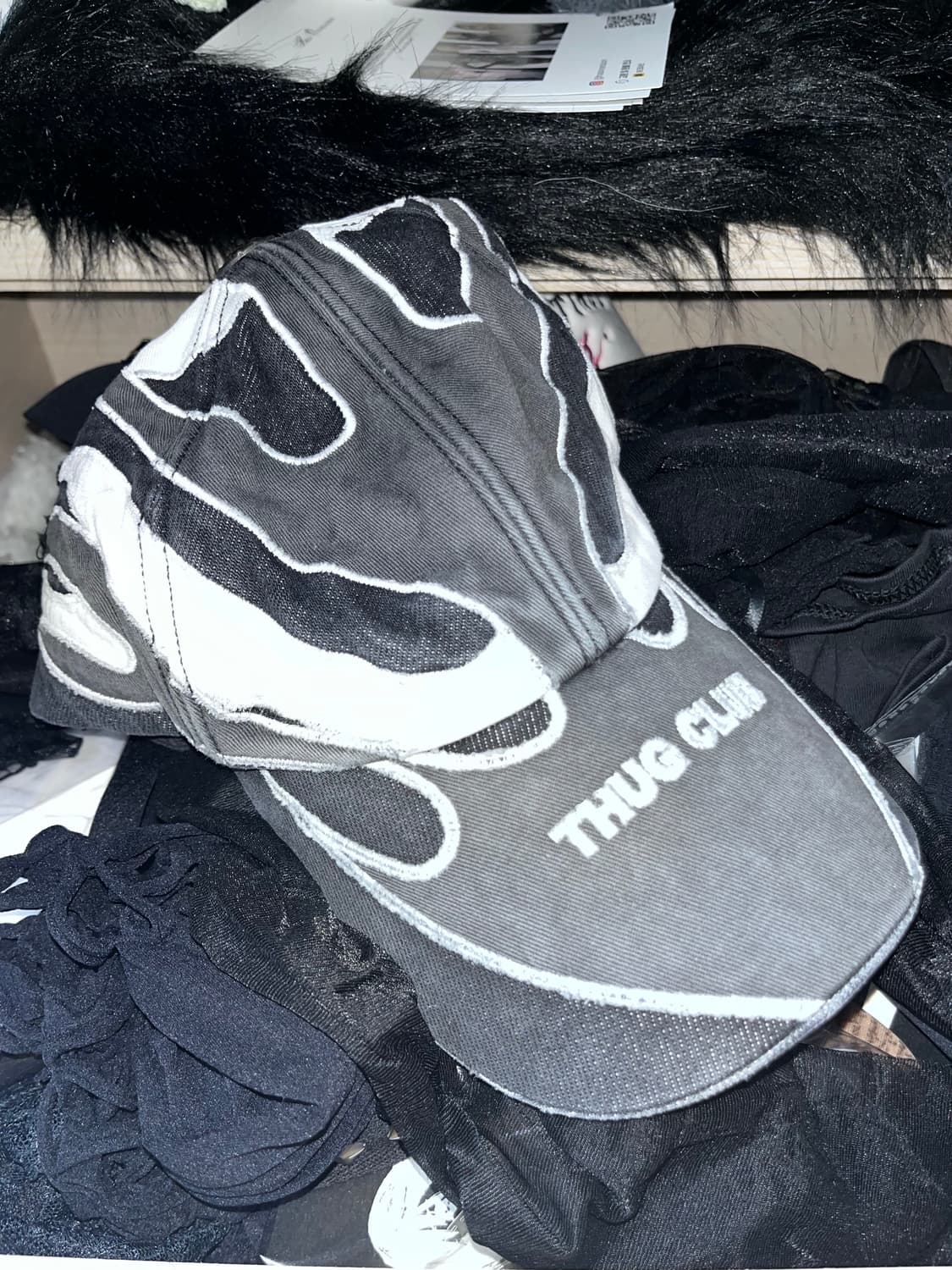 <새상품>떠그클럽 쵸퍼캡모자 블랙 상품이미지1