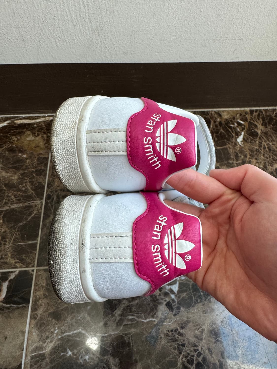아디다스 스탠스미스 (225) 화이트핑크 상품이미지5