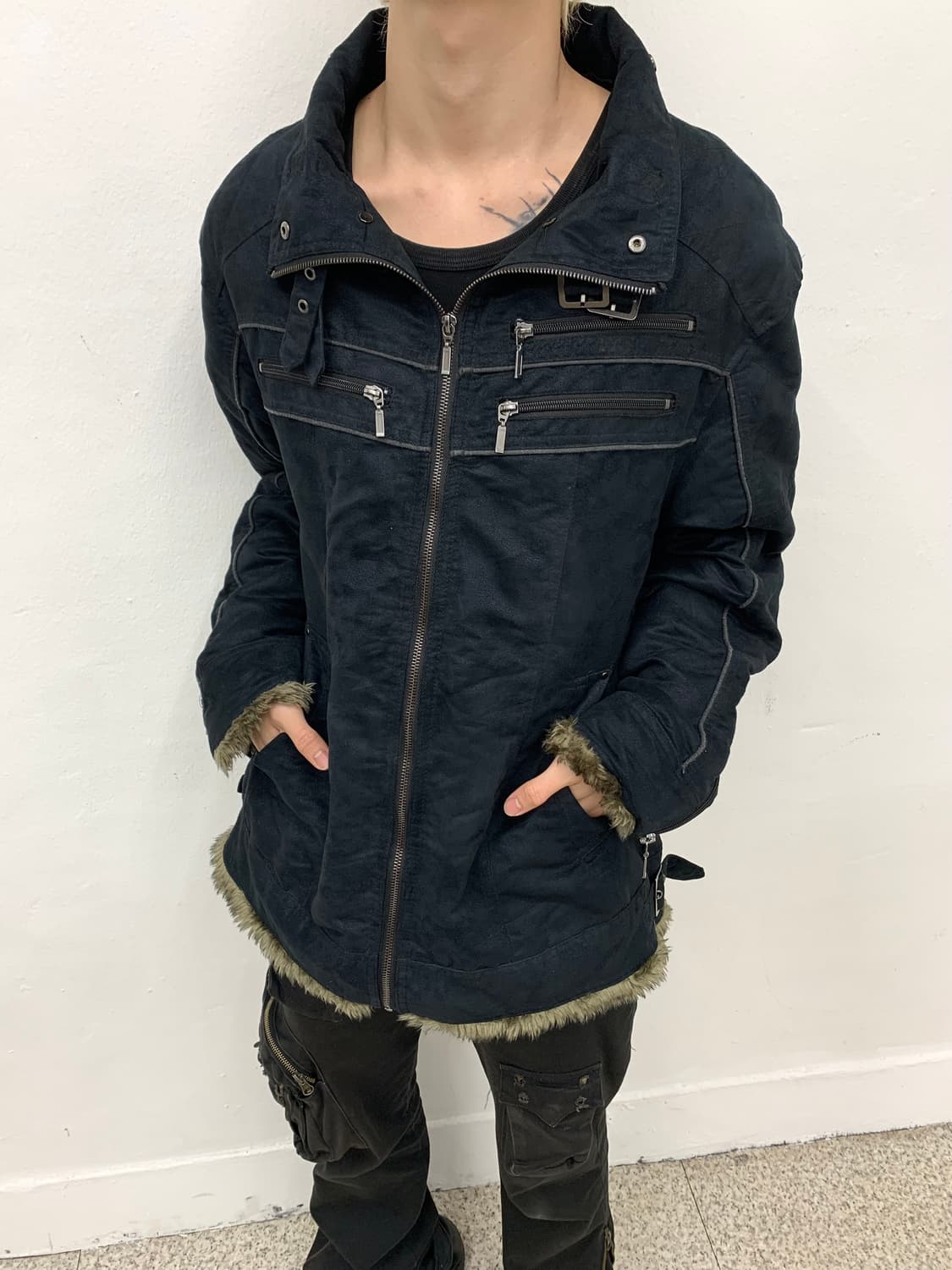 Splendid satisfaction zipper detail fur  상품이미지1