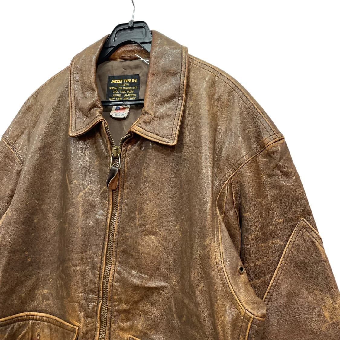 Avirex G-8 Vintage Leather Jacket 상품이미지6