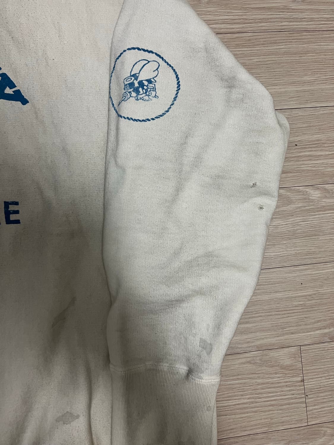 바우와우 빈티지에이징 스웻셔츠 XXL 상품이미지5