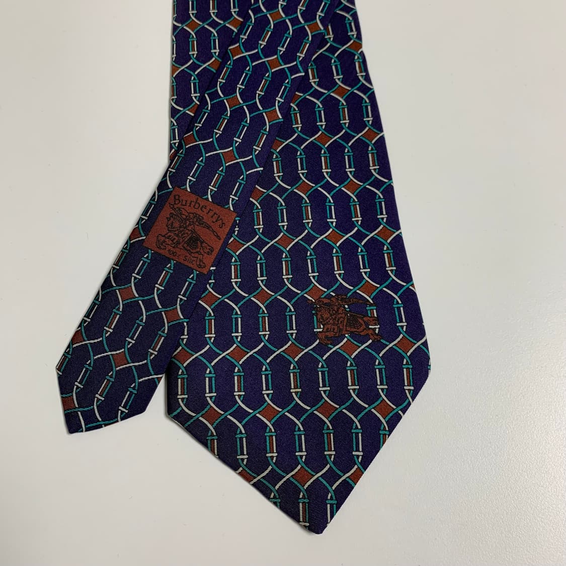 버버리(BURBERRY) B+등급 빈티지넥타이 명품 100실크 상품이미지4