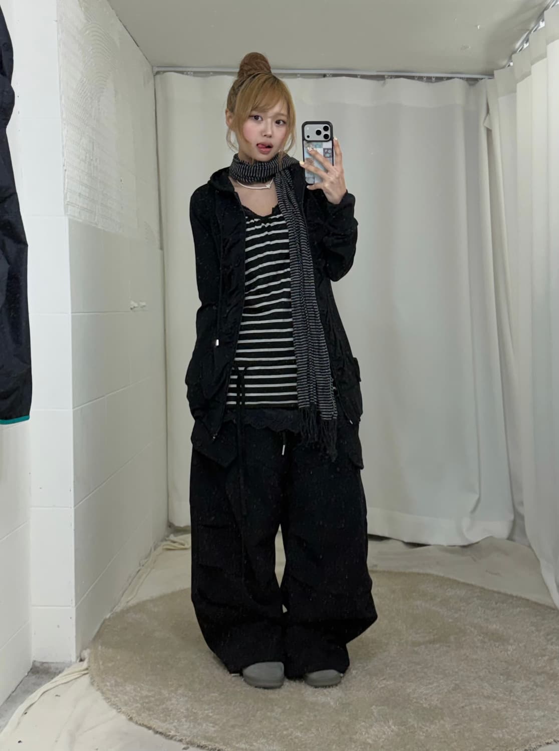 무채색 아디다스 바람막이 너드 러힙 니혼진 코디세트 상품이미지2