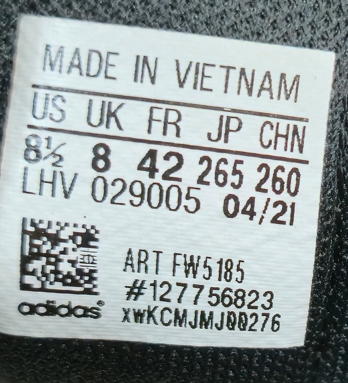 아디다스 265mm- 니짜 트레포일 블랙 스니커즈 상품이미지7