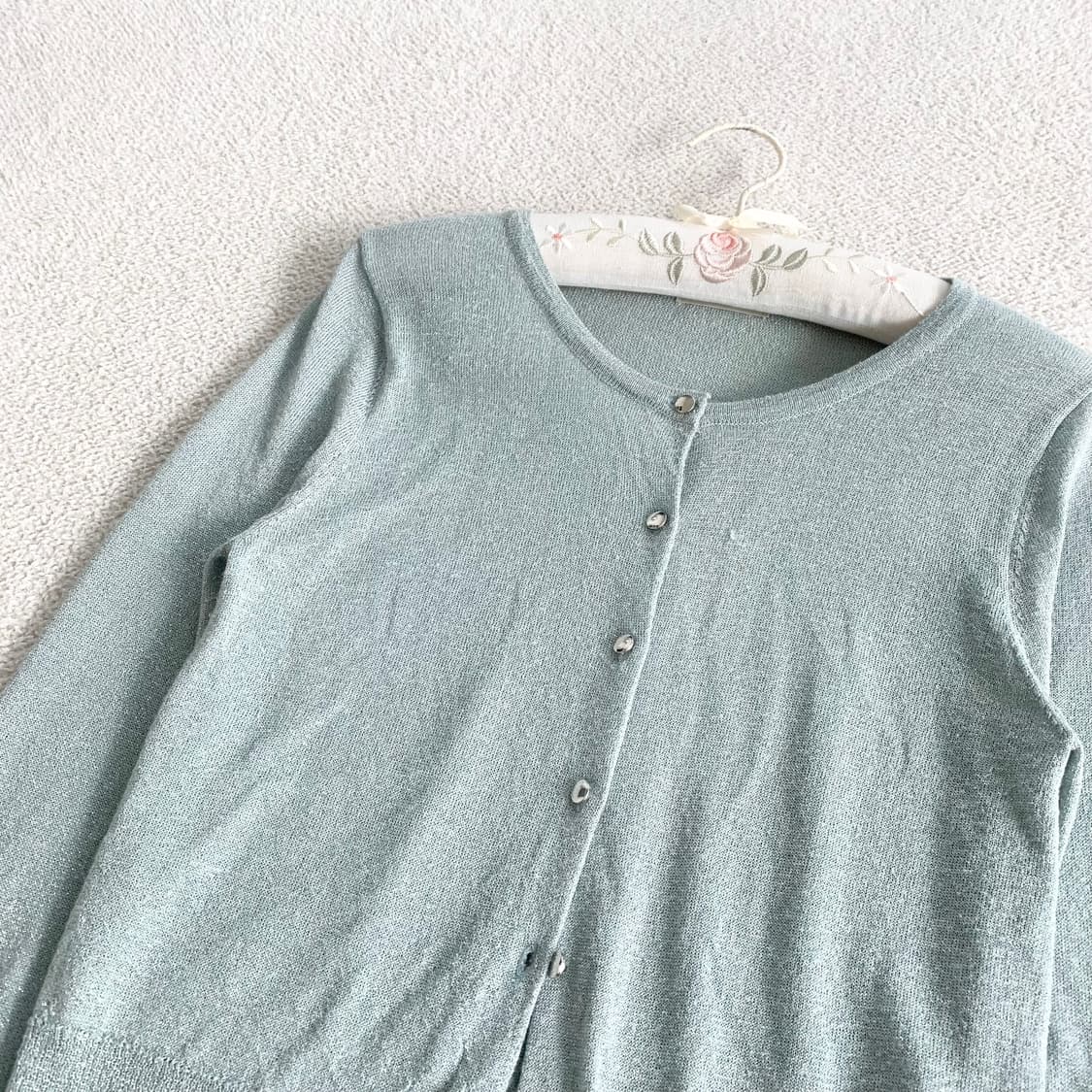 민트 글리터 ♥ 여리여리핏 가디건 상품이미지2