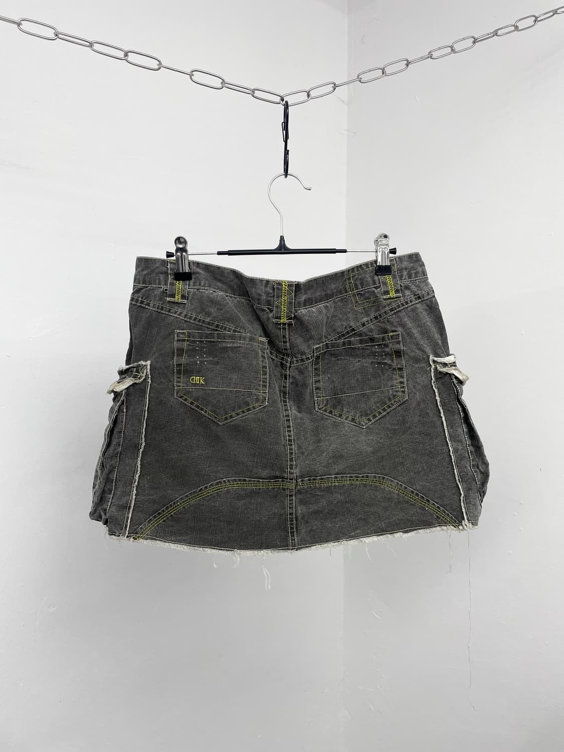 흑청 포켓 스티치 디테일 스커트 상품이미지7