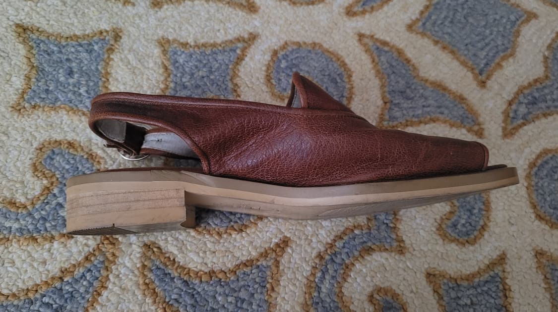 영국 여성 가죽 샌들(235) 상품이미지5