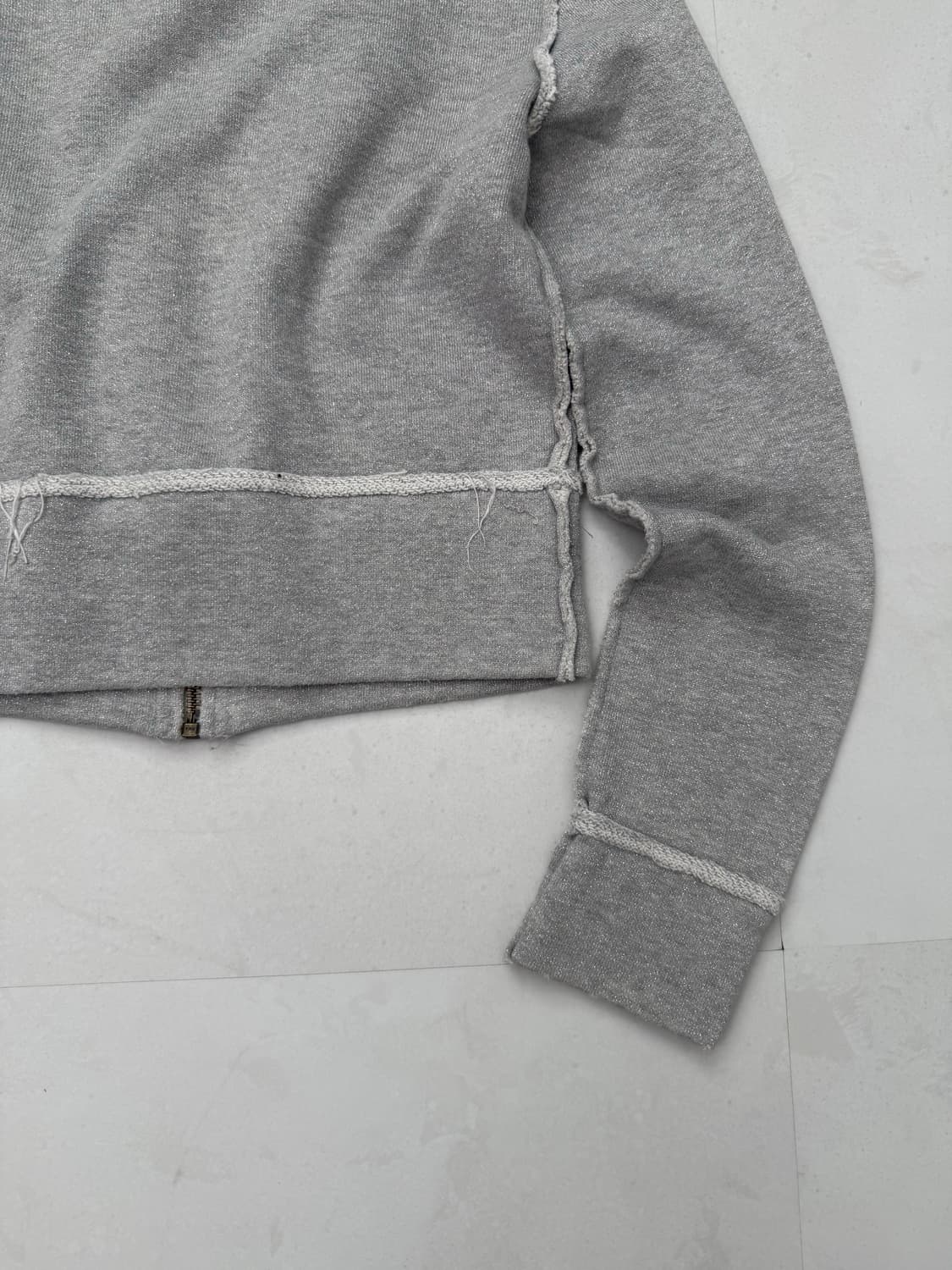 도트 음표 프린팅 슬림 후드집업  상품이미지8