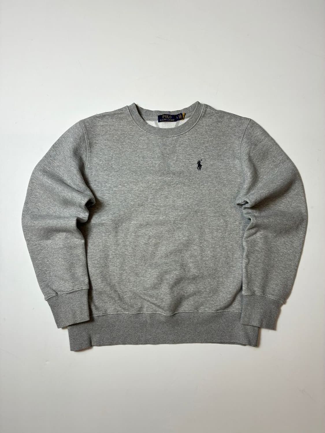 폴로 랄프로렌 로고 큐알 크루넥 맨투맨 PN8915 상품이미지1