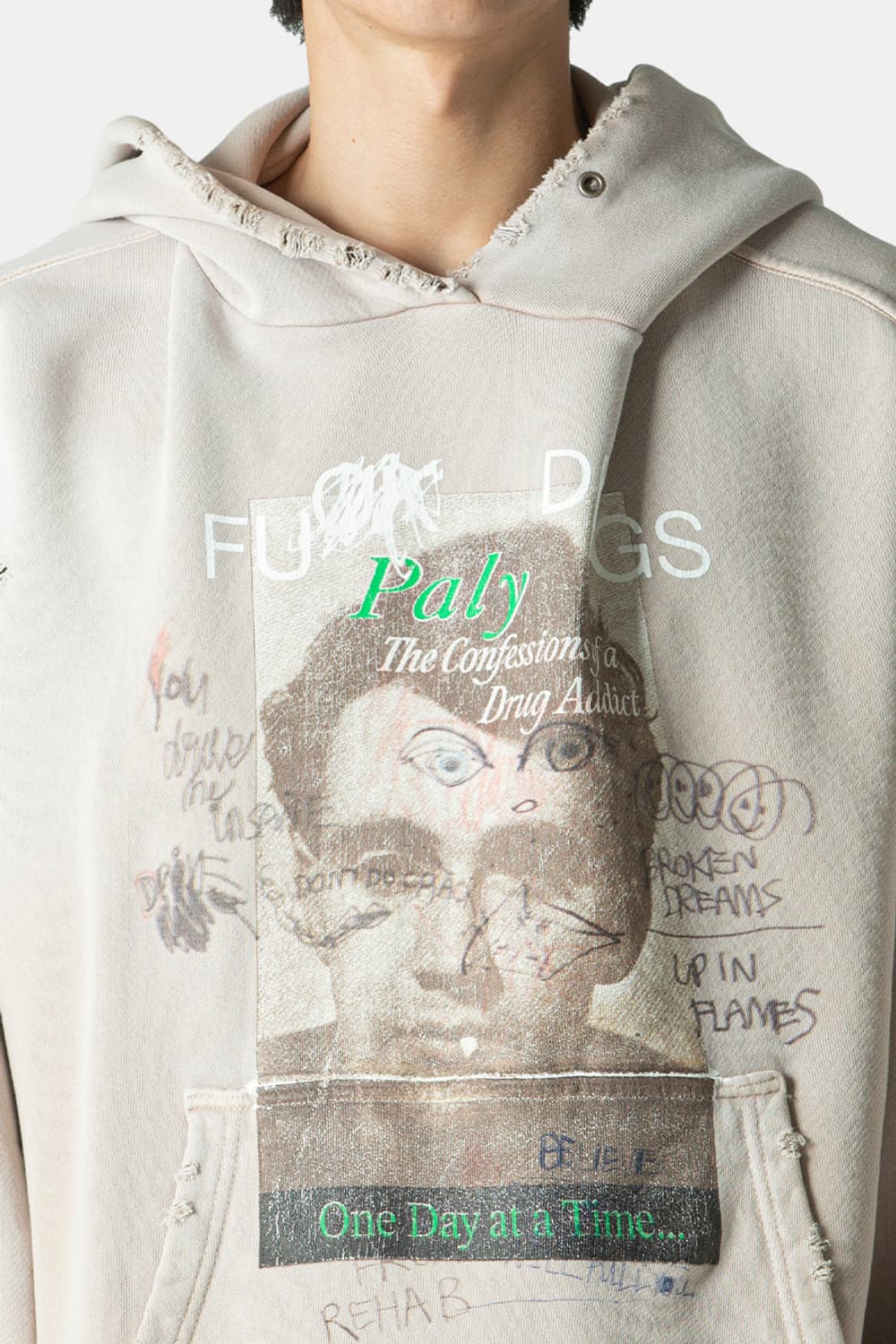 팔리 할리우드 CONFESSIONS 후드티 XL 상품이미지3