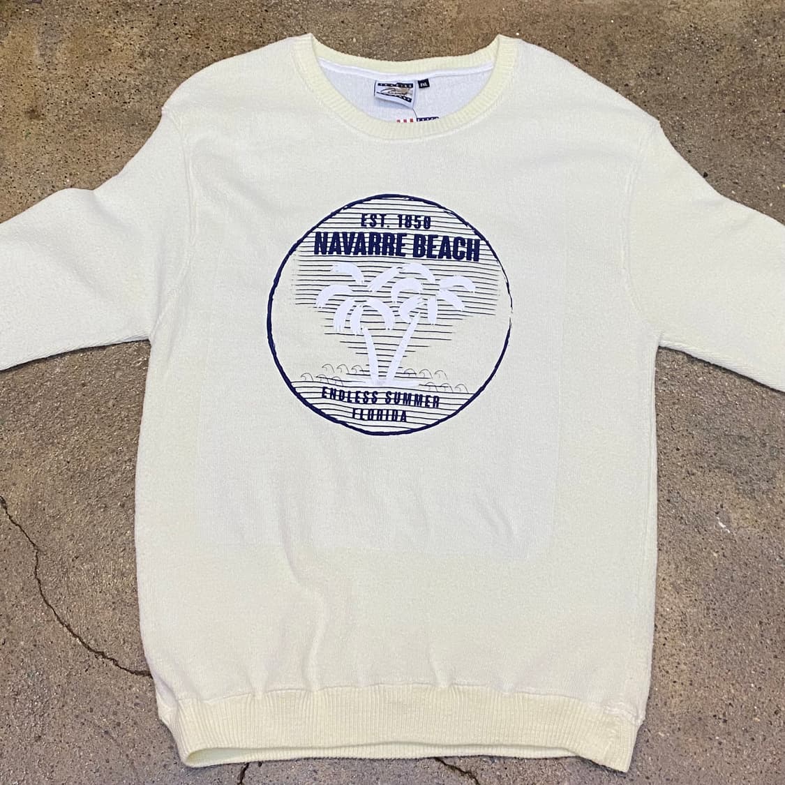 USA 미국 빈티지 NAVARRE BEACH 맨투맨 상품이미지5