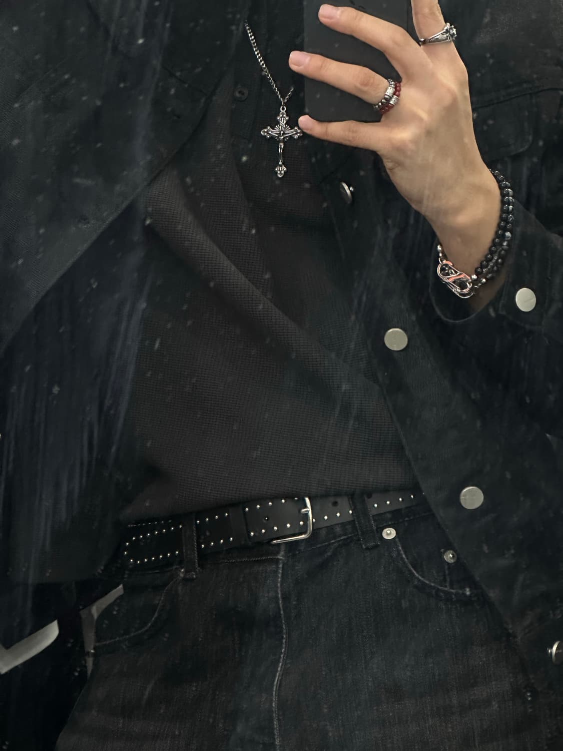 Stud point belt - 스터드 포인트 벨트 상품이미지6