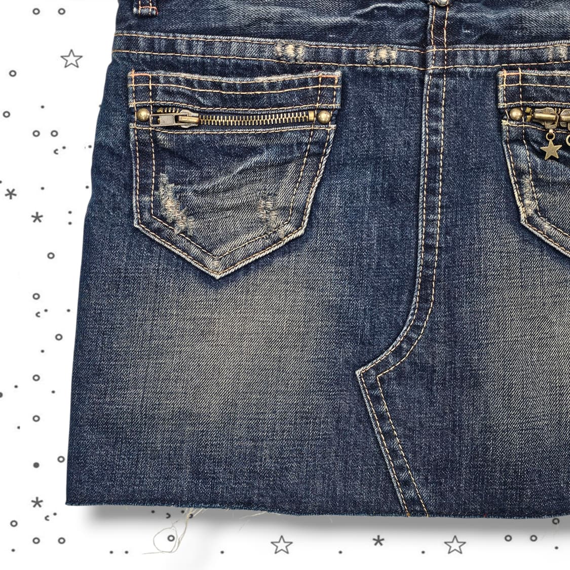 M HOTCHKISS 워싱 데님 스커트 상품이미지5