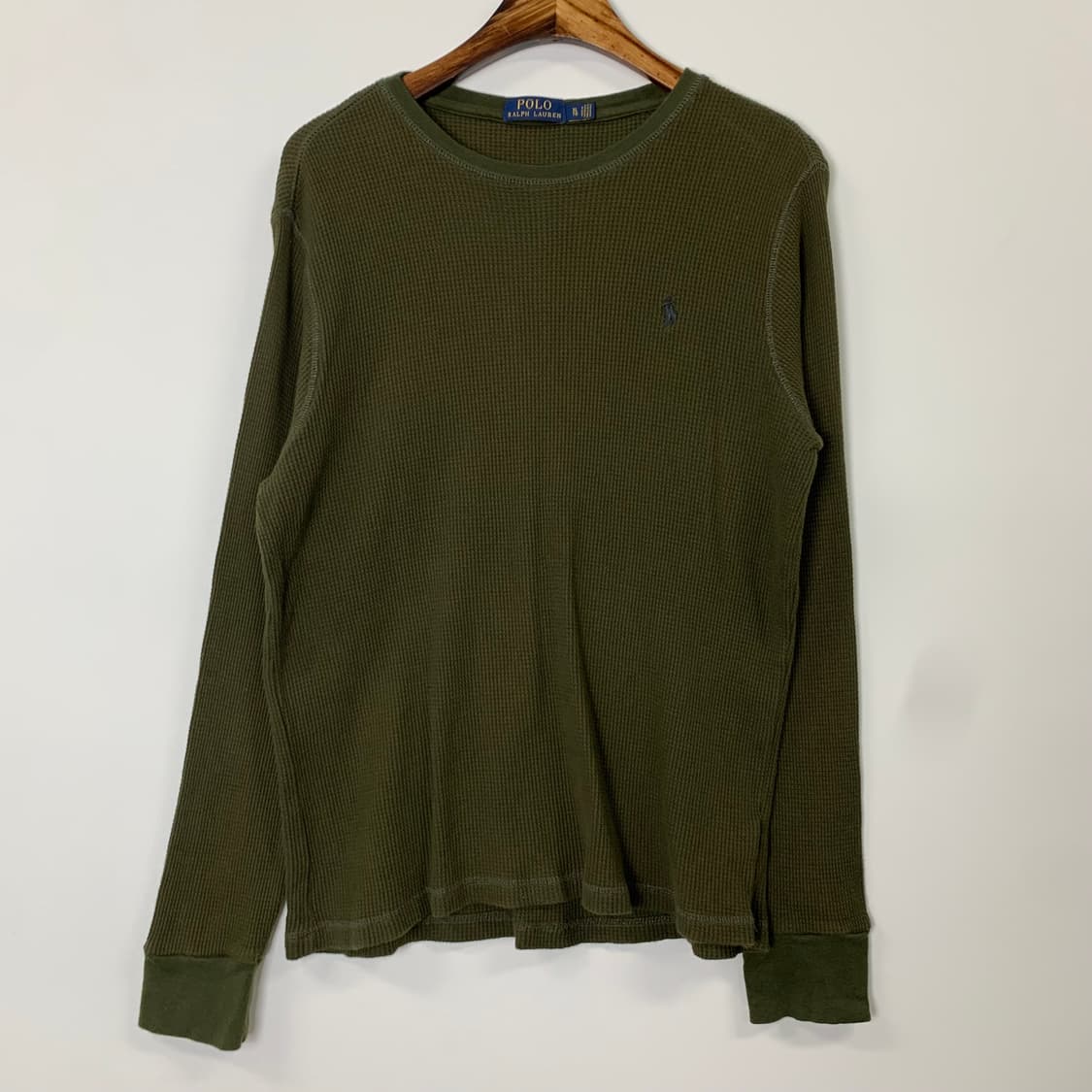 폴로 랄프로렌 신형 카키 와플 니트 상품이미지2