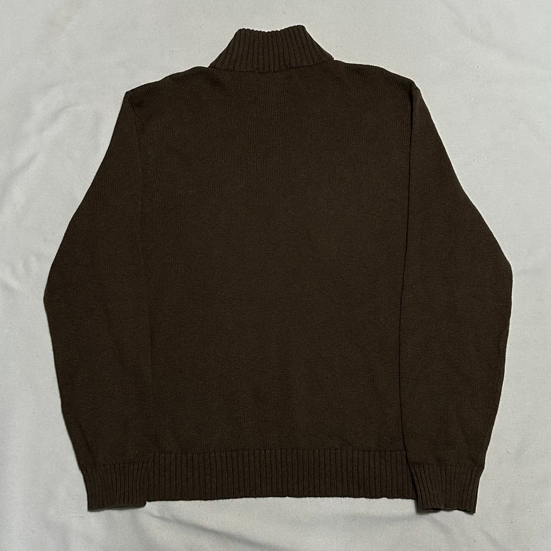 XL 폴로랄프로렌 그린 포니 코튼 반집업 니트 상품이미지3