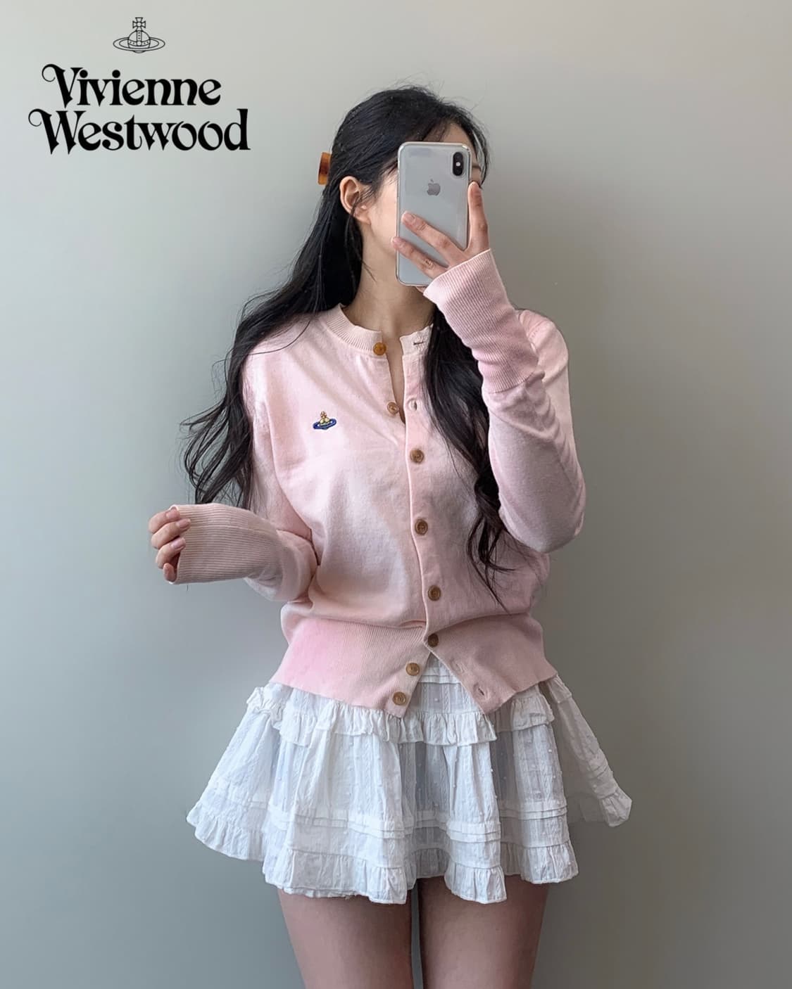 비비안 웨스트 우드 배아 가디건 상품이미지2