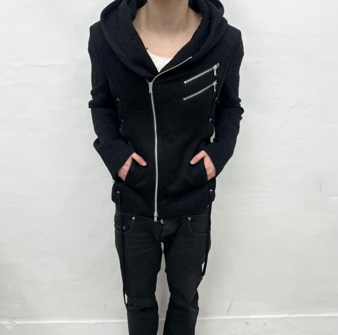 Tornado mart asymmetry lace hood jacket 상품이미지2