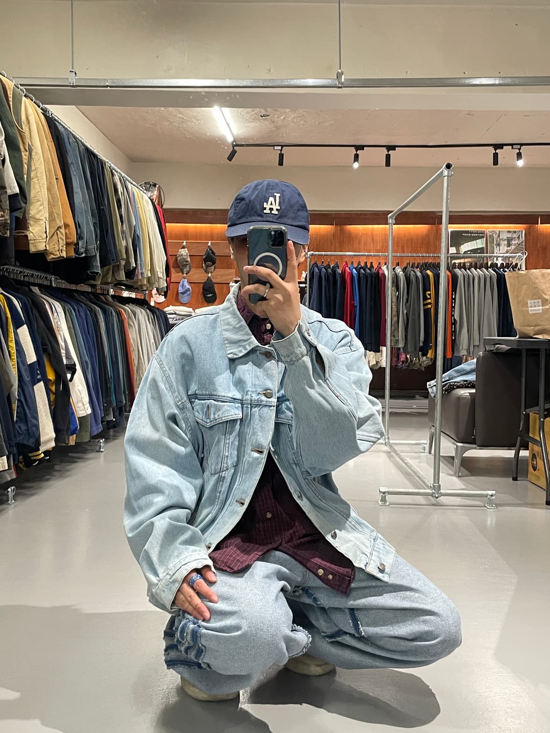 90‘s 랭글러 데님 자켓   상품이미지5