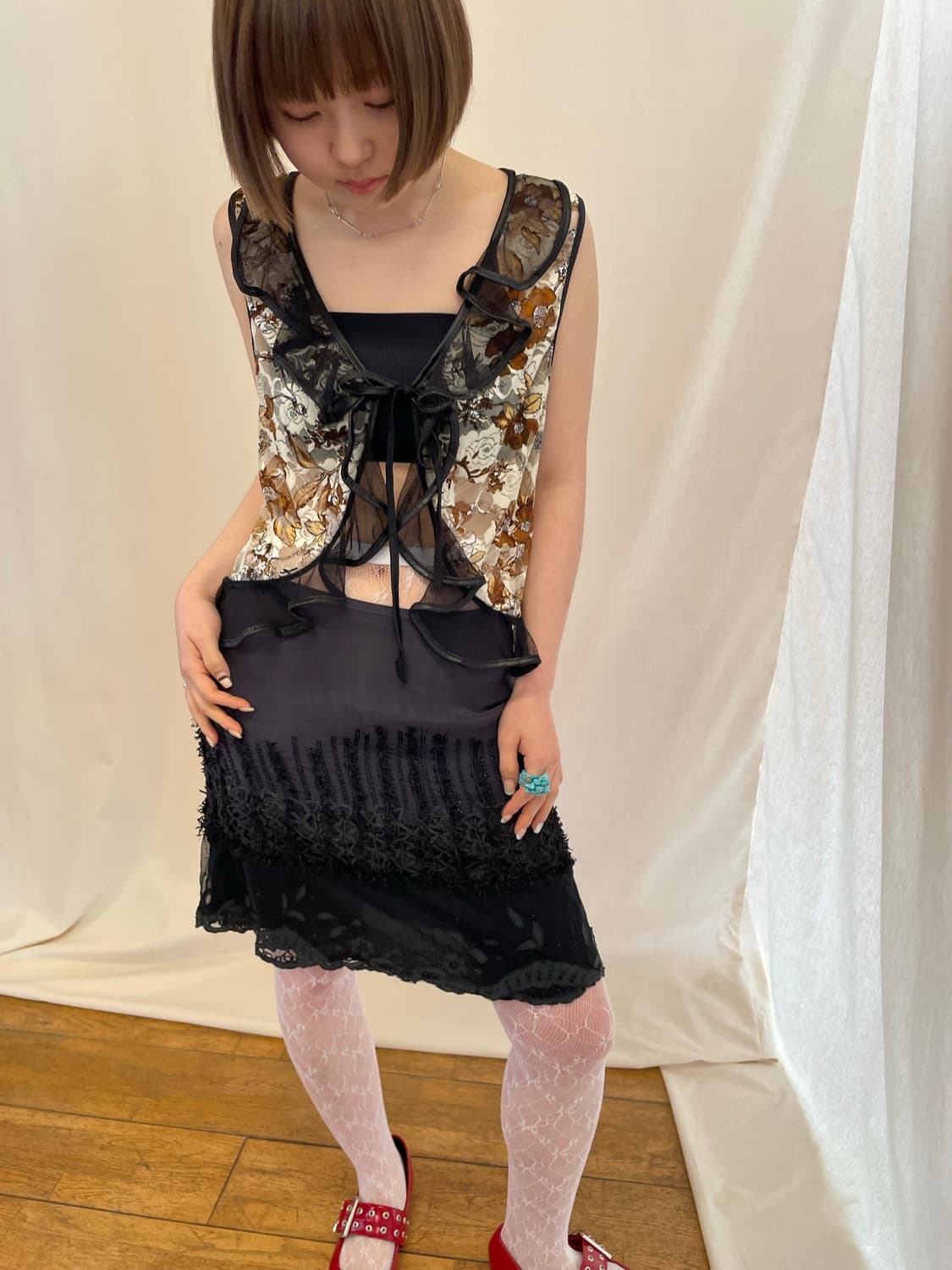 DIESEL fringe skirt 상품이미지3