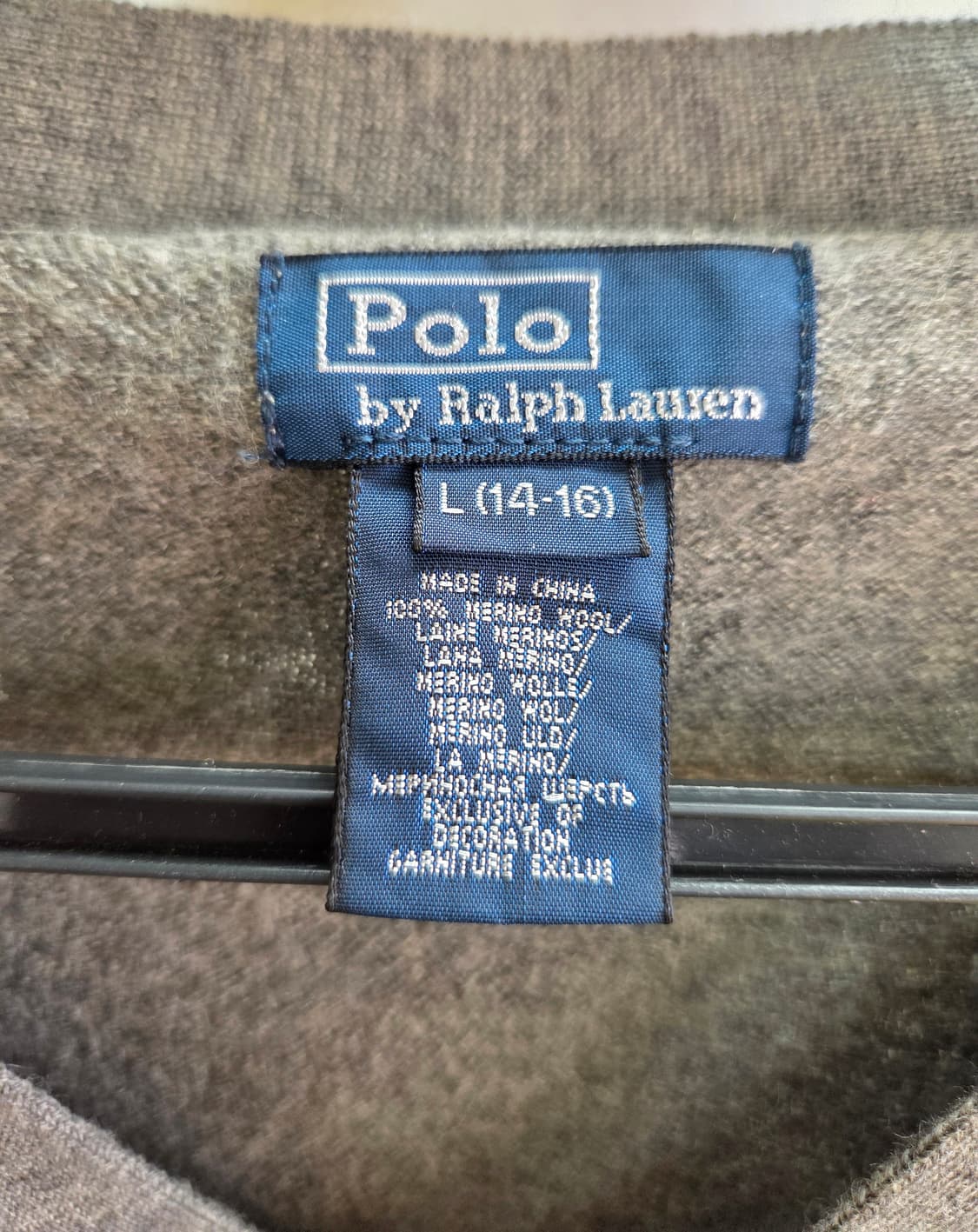 폴로 가디건 그레이SX 80#최상급 상품이미지4