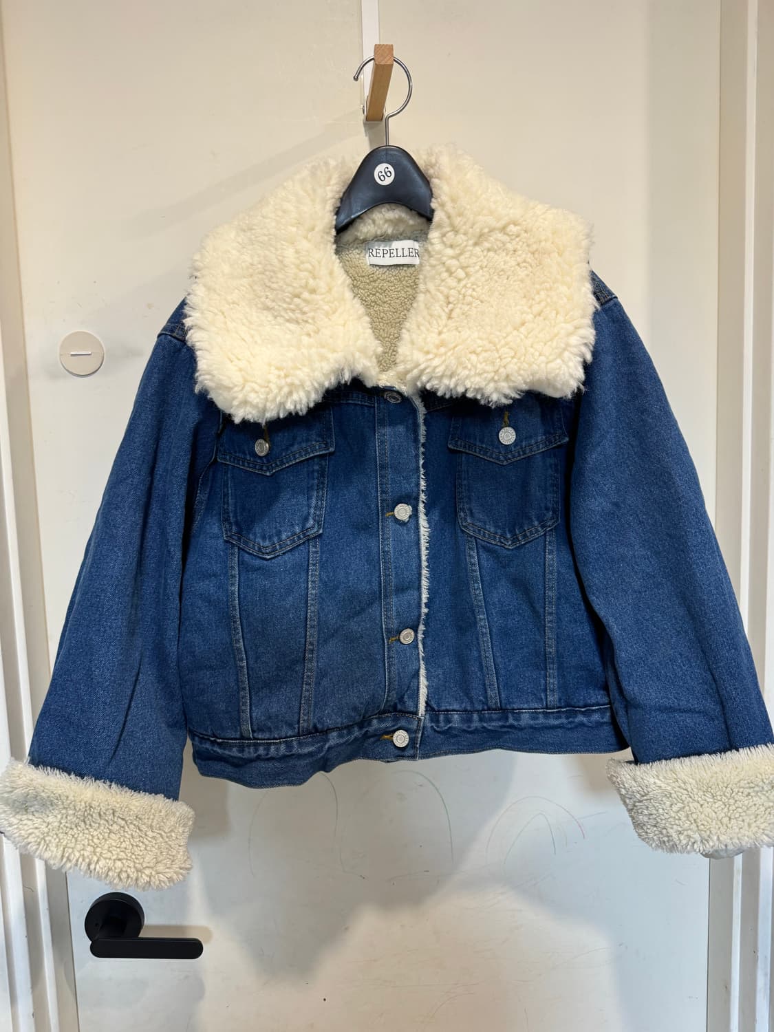 repeller 리펠러 덤블 시어링 데님 자켓 상품이미지5