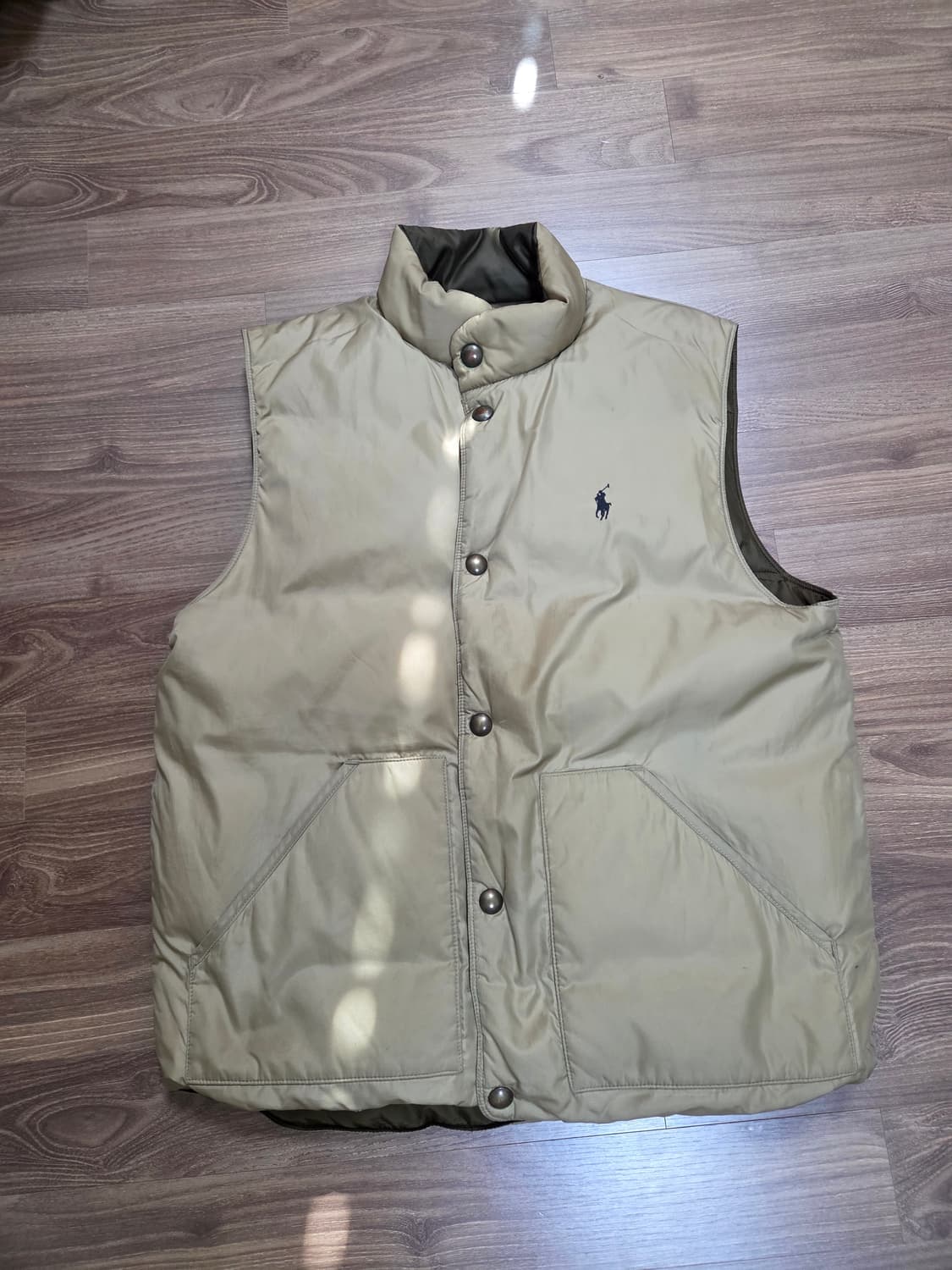 폴로 리버시블(양면)패딩 조끼 상품이미지1