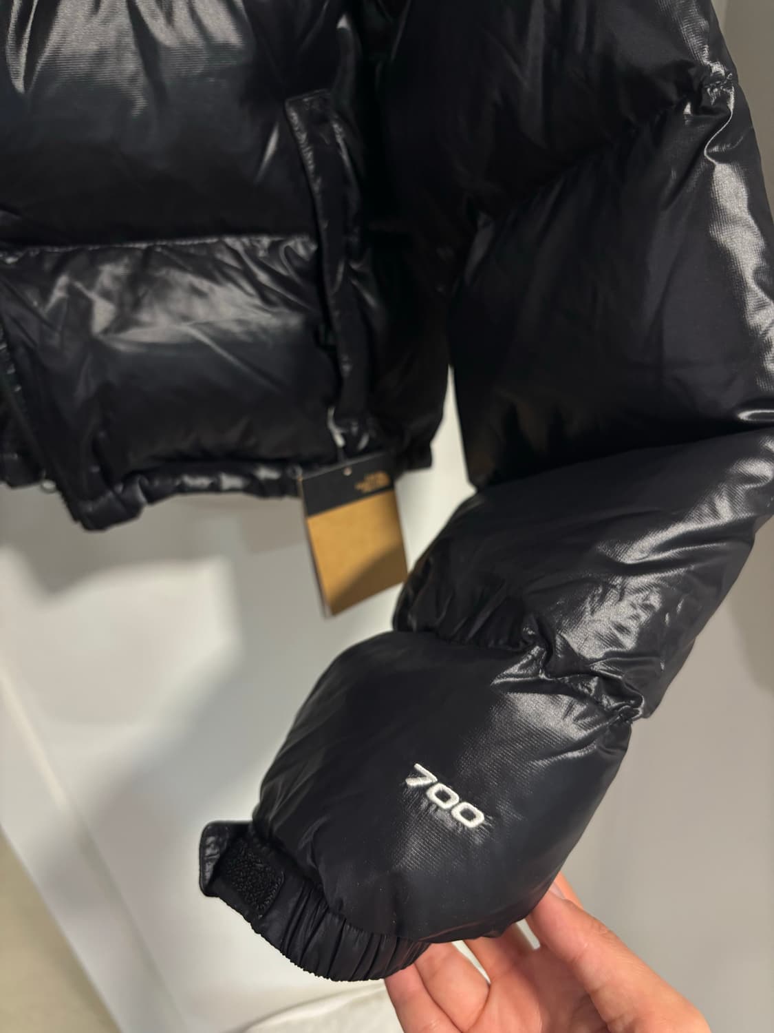 노스페이스 크롭 700눕시 블랙 L 상품이미지3