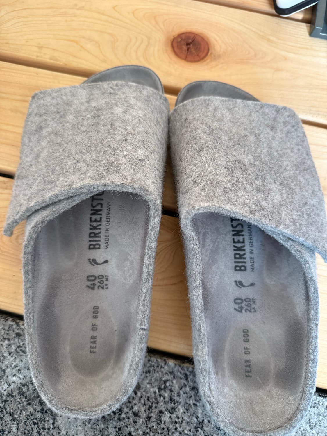 피어오브갓 버켄스탁 슬리퍼 ( IT 40)  상품이미지1