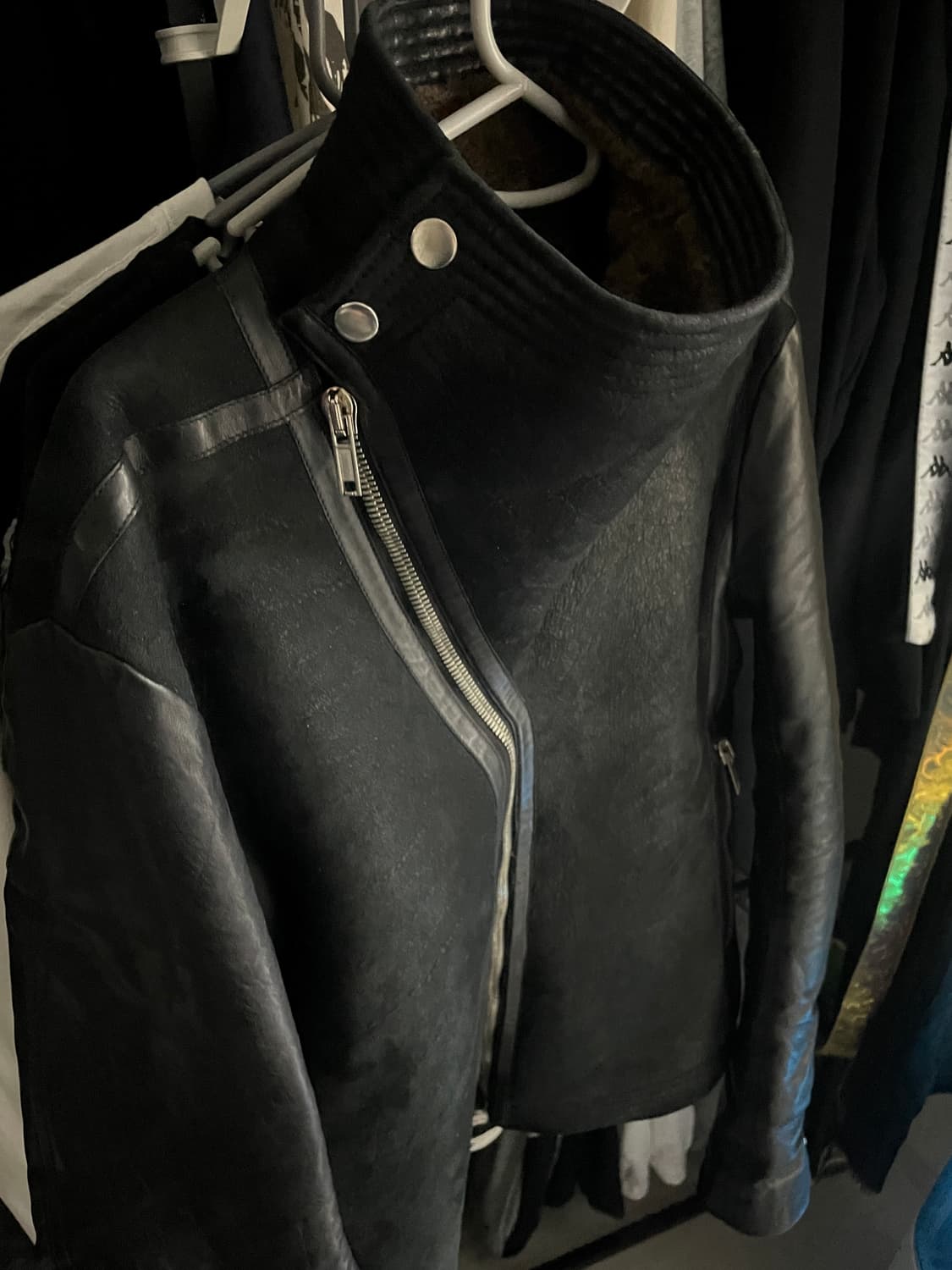 12fw 릭오웬스 몰리노 시어링 무스탕 자켓 48size 상품이미지3