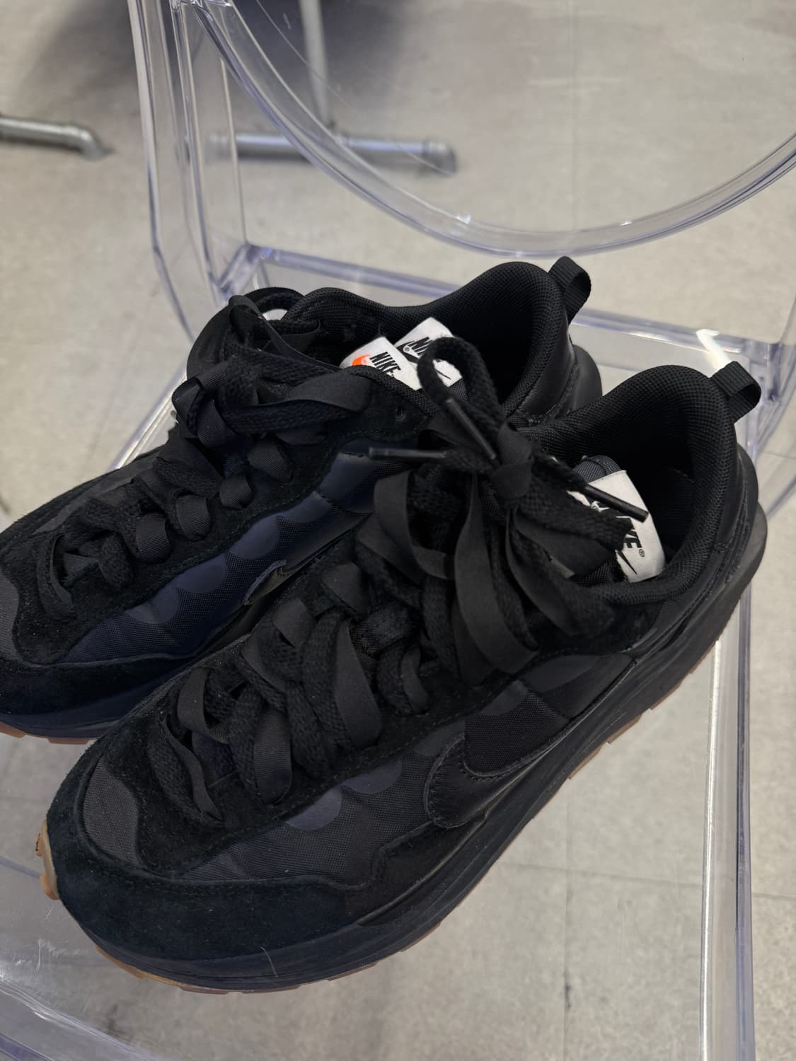 나이키 x 사카이 베이퍼 와플 블랙 245 상품이미지2