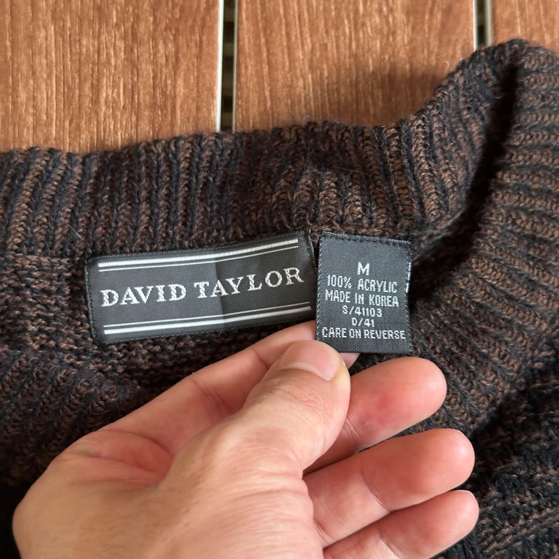 David taylor vintage knit sweater 상품이미지4