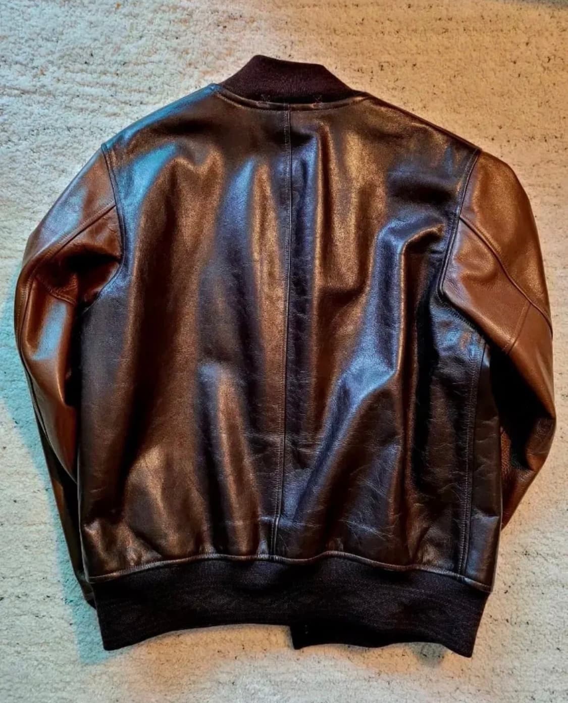 RRL 레더 봄버 상품이미지2