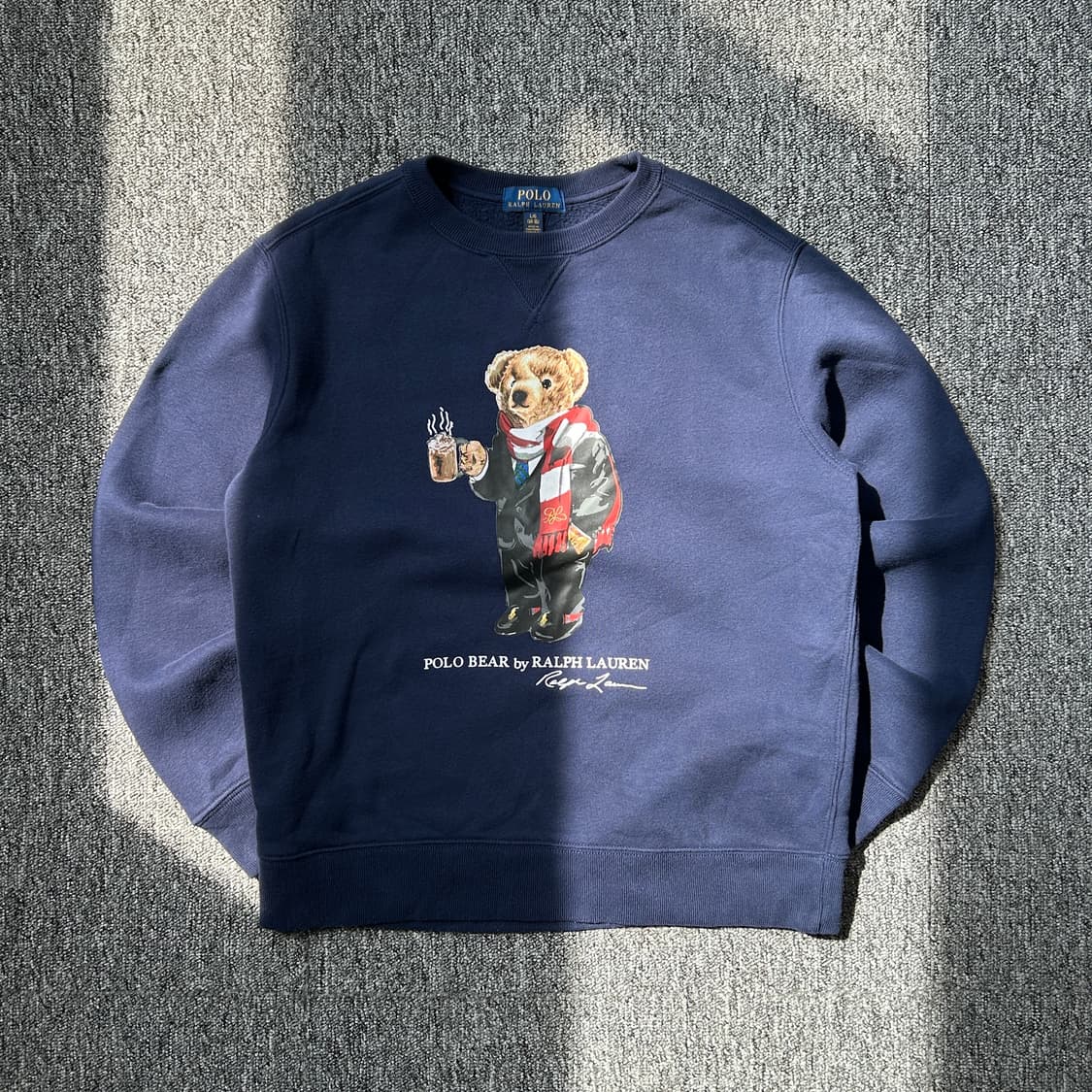 폴로 랄프로렌 베어 네이비 맨투맨 상품이미지1