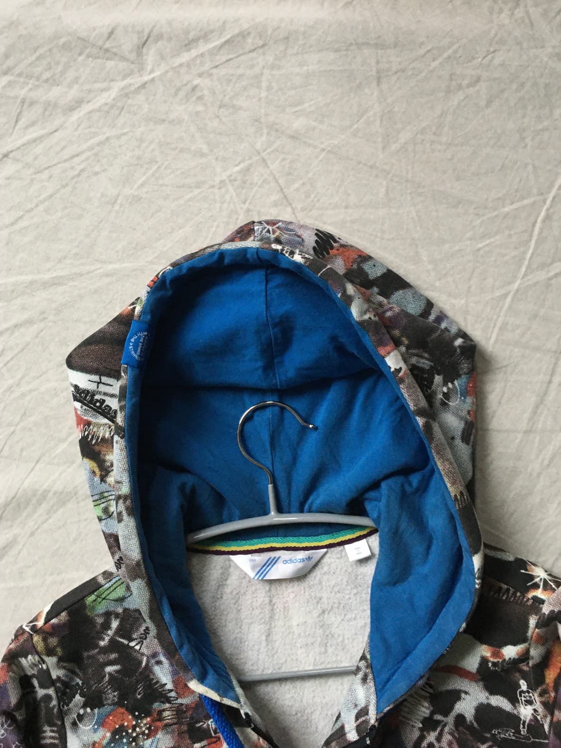 아디다스 콜라주 프린팅 후드집업 상품이미지4