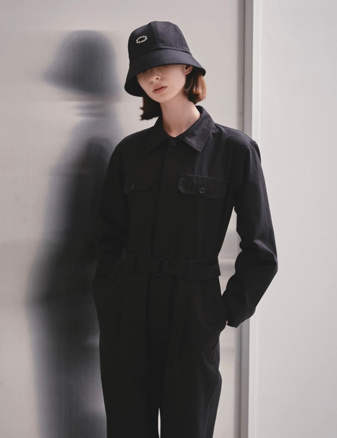 아비에무아 옥스포드 버킷햇 블랙 새상품 상품이미지8