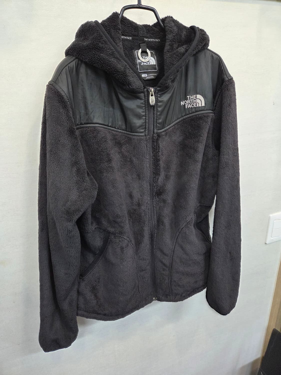 노스페이스 여성 융털 플리스 후드집업 Lg 상품이미지1