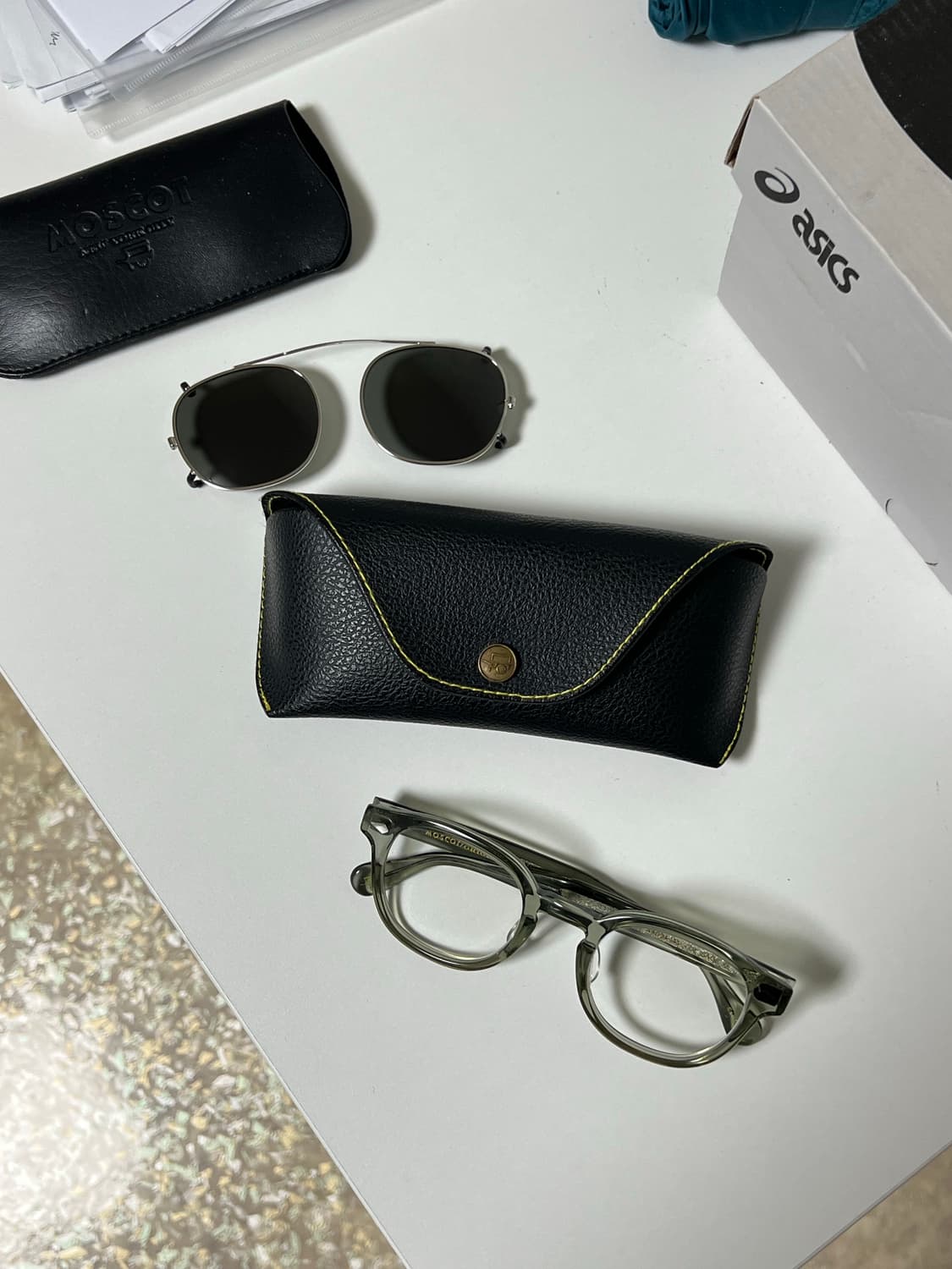 모스콧 렘토쉬 49 SAGE 안경테 + 클립온 선글라스 상품이미지6