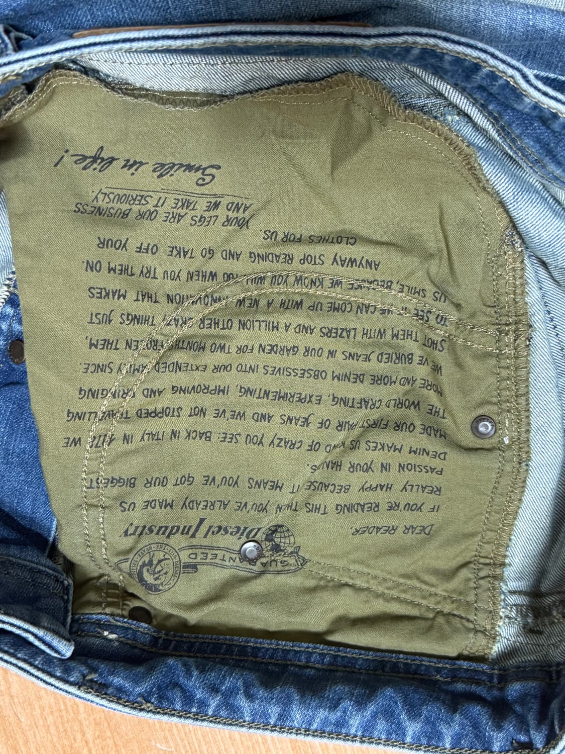 디젤 Belther 데님팬츠(정품) 상품이미지4