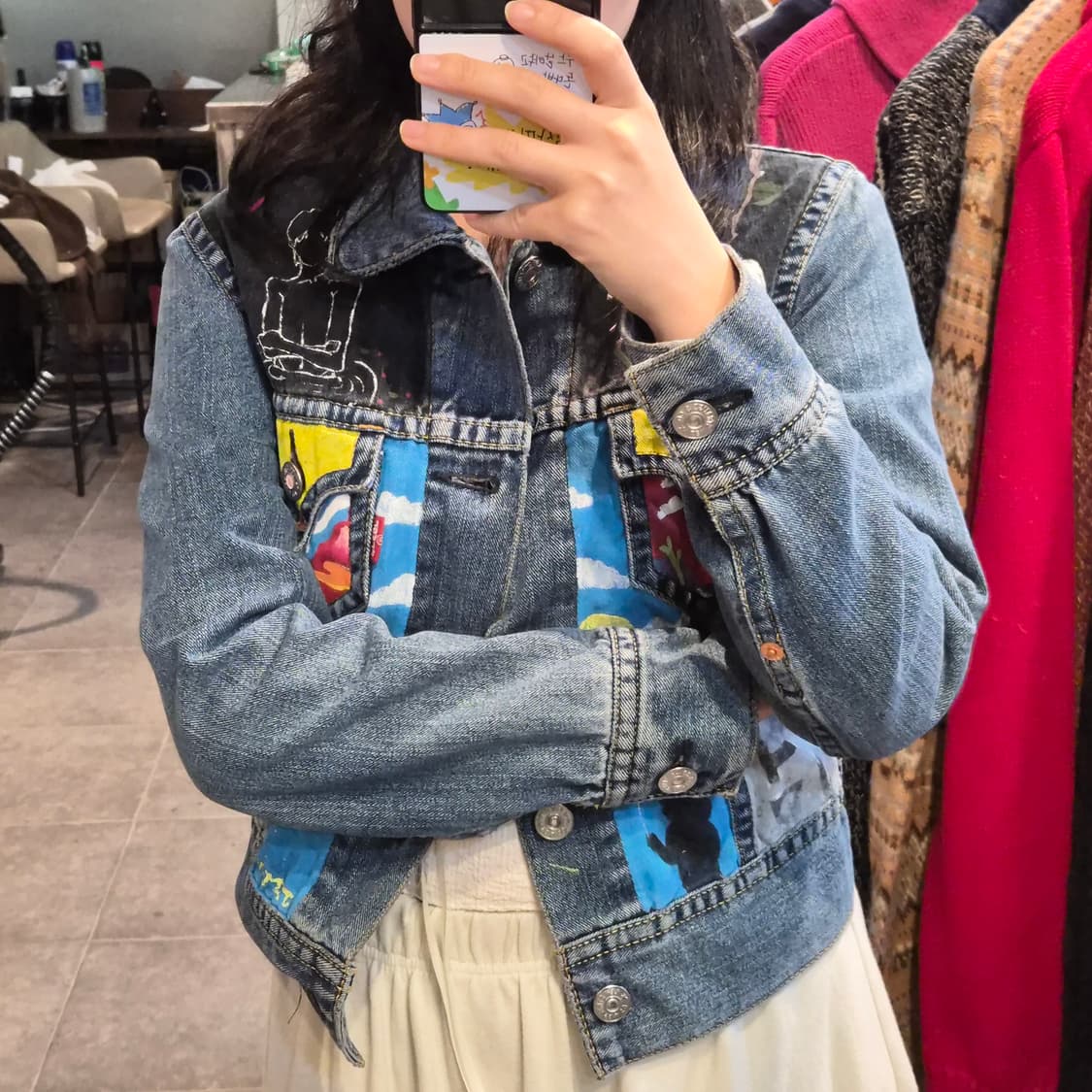 [NO.9] 리바이스 BTS 핸드페인팅 데님자켓 상품이미지3