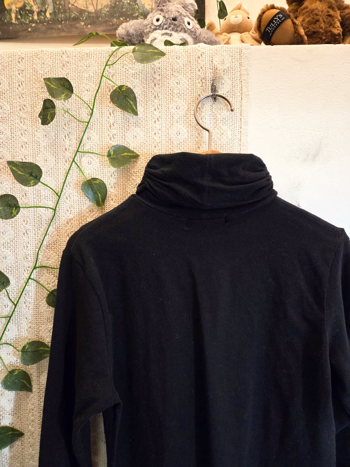 블랙 목폴라 슬리브 상품이미지5