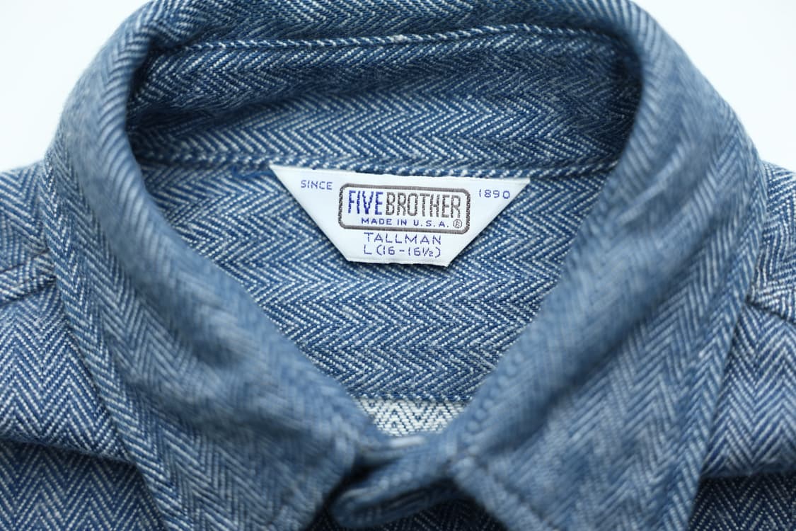 [90s USA] Five Brother Herringbone Flann 상품이미지2