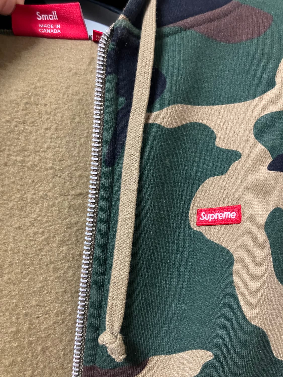 Supreme zipup hoodie camo 슈프림 후드집업 카모 상품이미지3