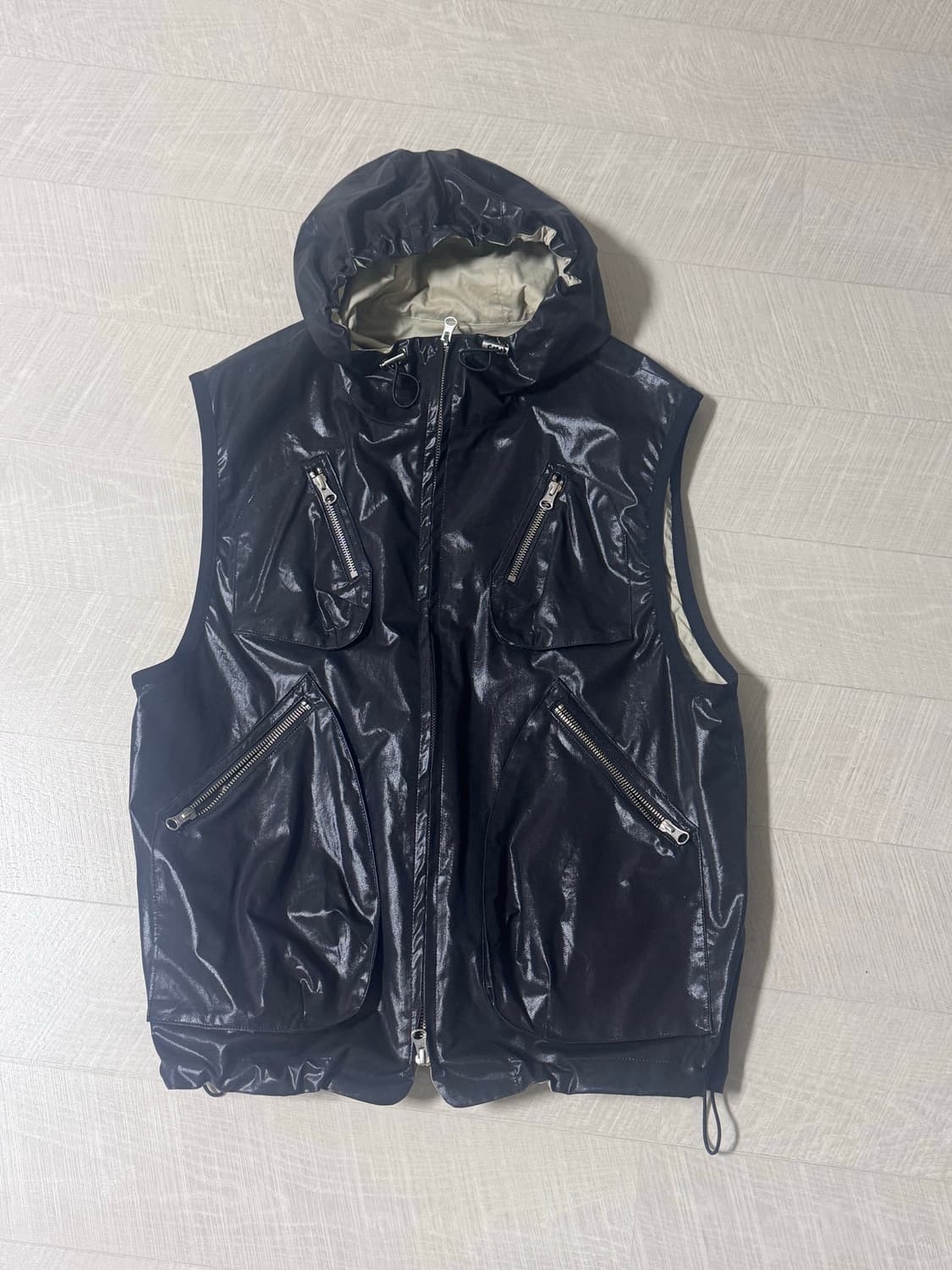 서피스에디션 멀티 포켓 베스트 블랙 M 상품이미지1