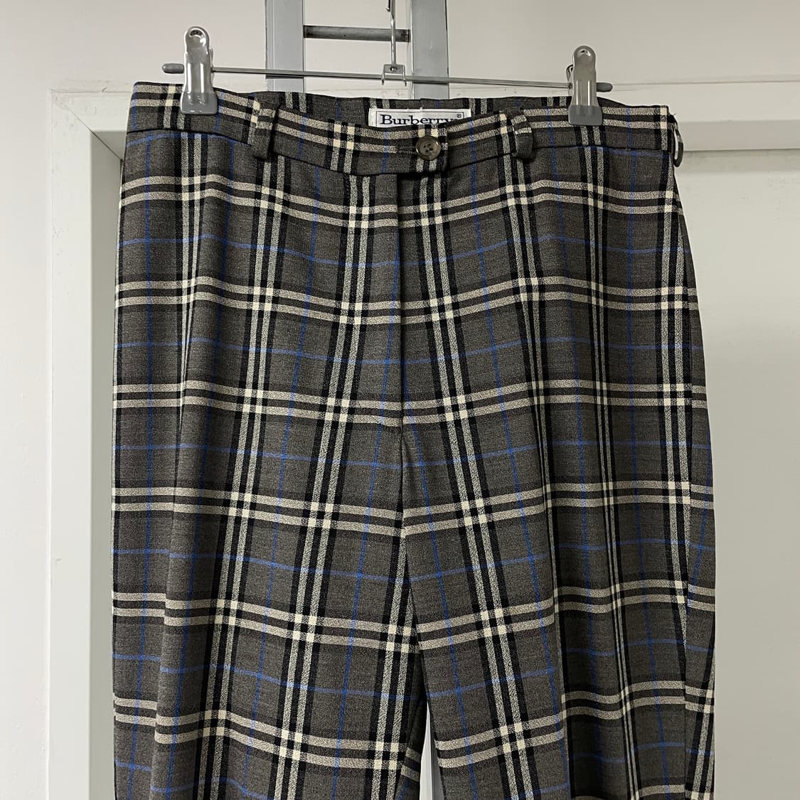 버버리 노바 체크 팬츠 그레이 10(W) 상품이미지2