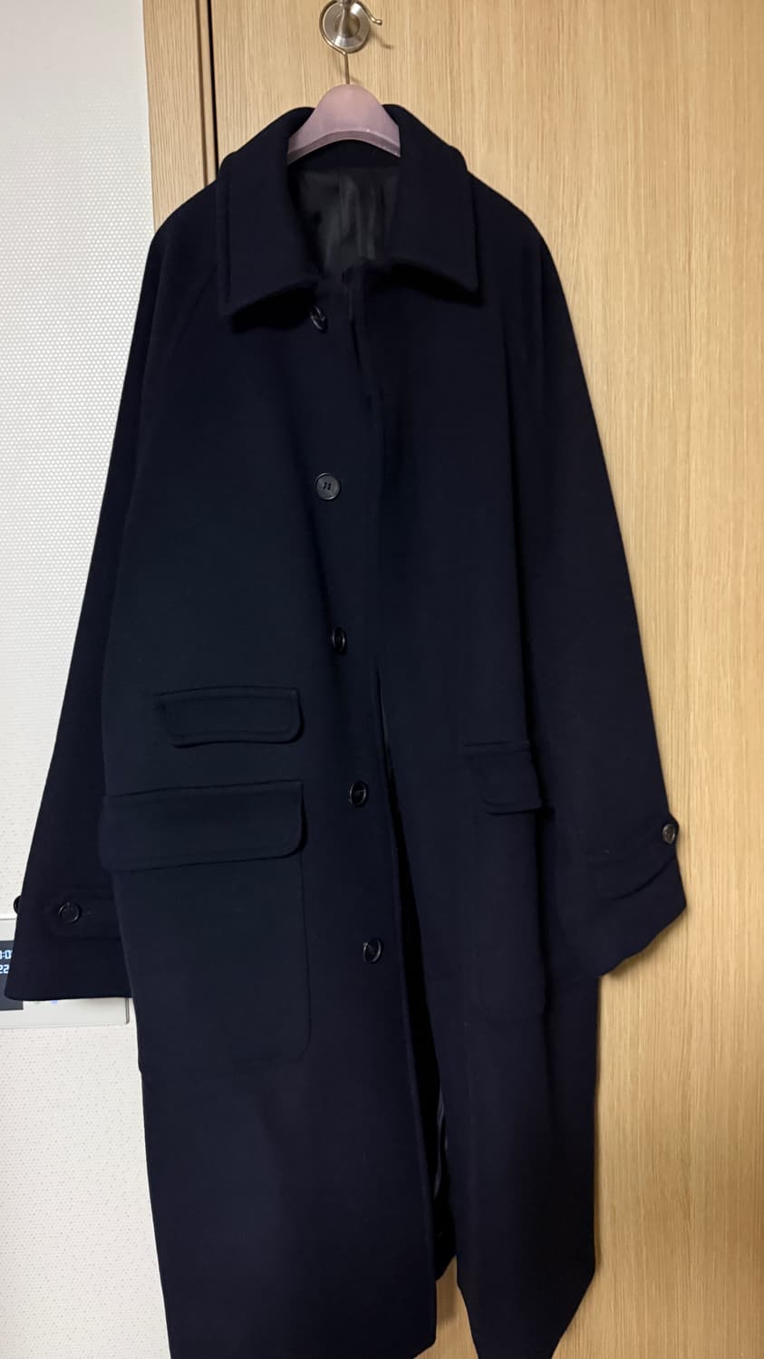 아트이프엑츠 발마칸 코트 네이비 상품이미지2