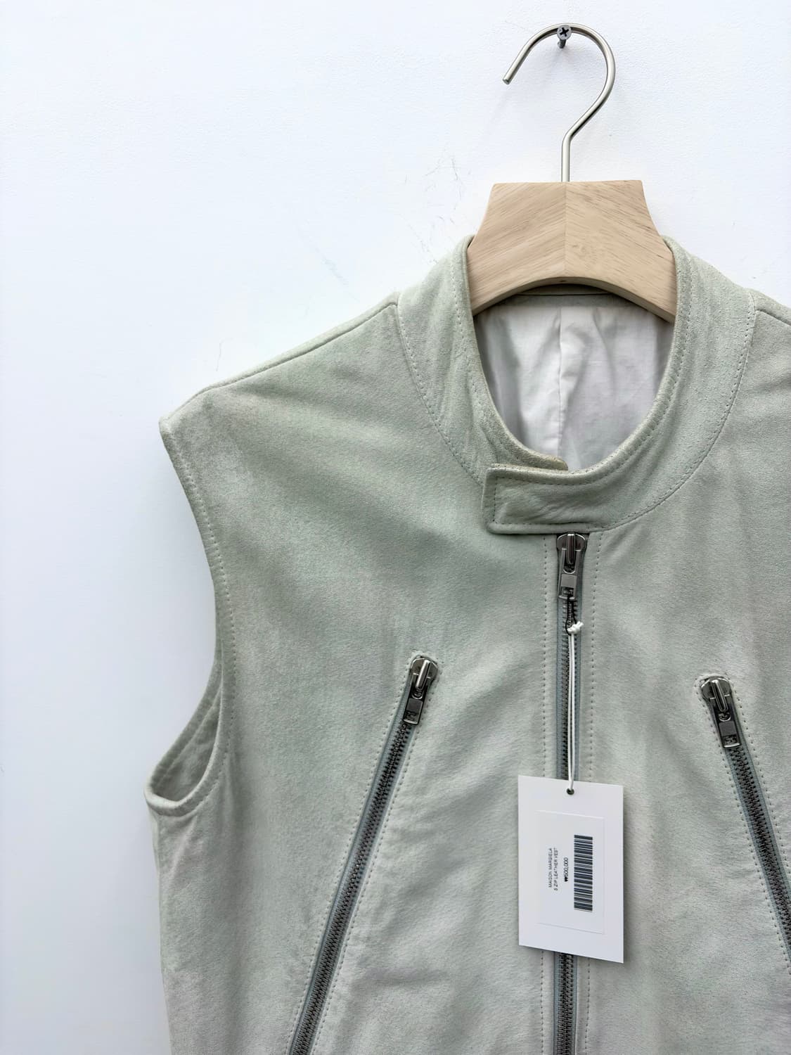 5 ZIP LEATHER VEST 상품이미지2